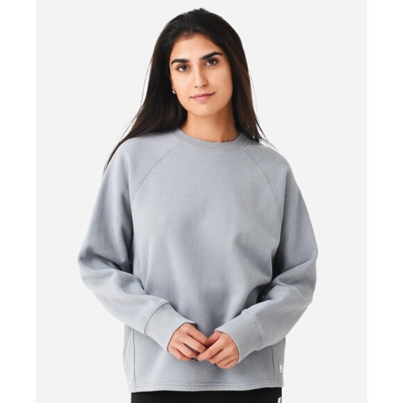 Vuori Restore Oversized Blue/Gray Women's Sweatshirt - Picture 1 of 8